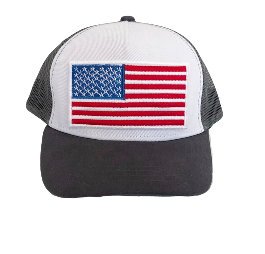 American Flag Trucker Hat