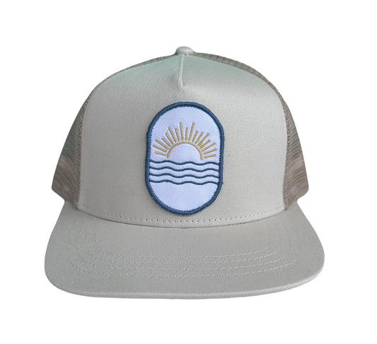 Sun and Wave Trucker Hat